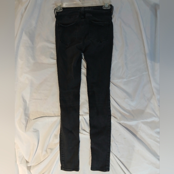 HOLLISTER Black Jean Leggings 0R/ W24 L28 - Picture 2 of 2